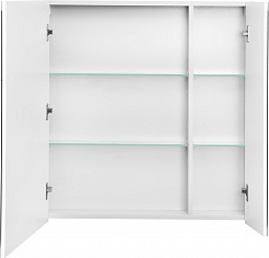 Акватон Зеркальный шкаф Нортон 80 белый – фотография-2